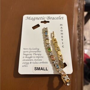 Magnetic Therapy Bracelet with Multicolor Stones